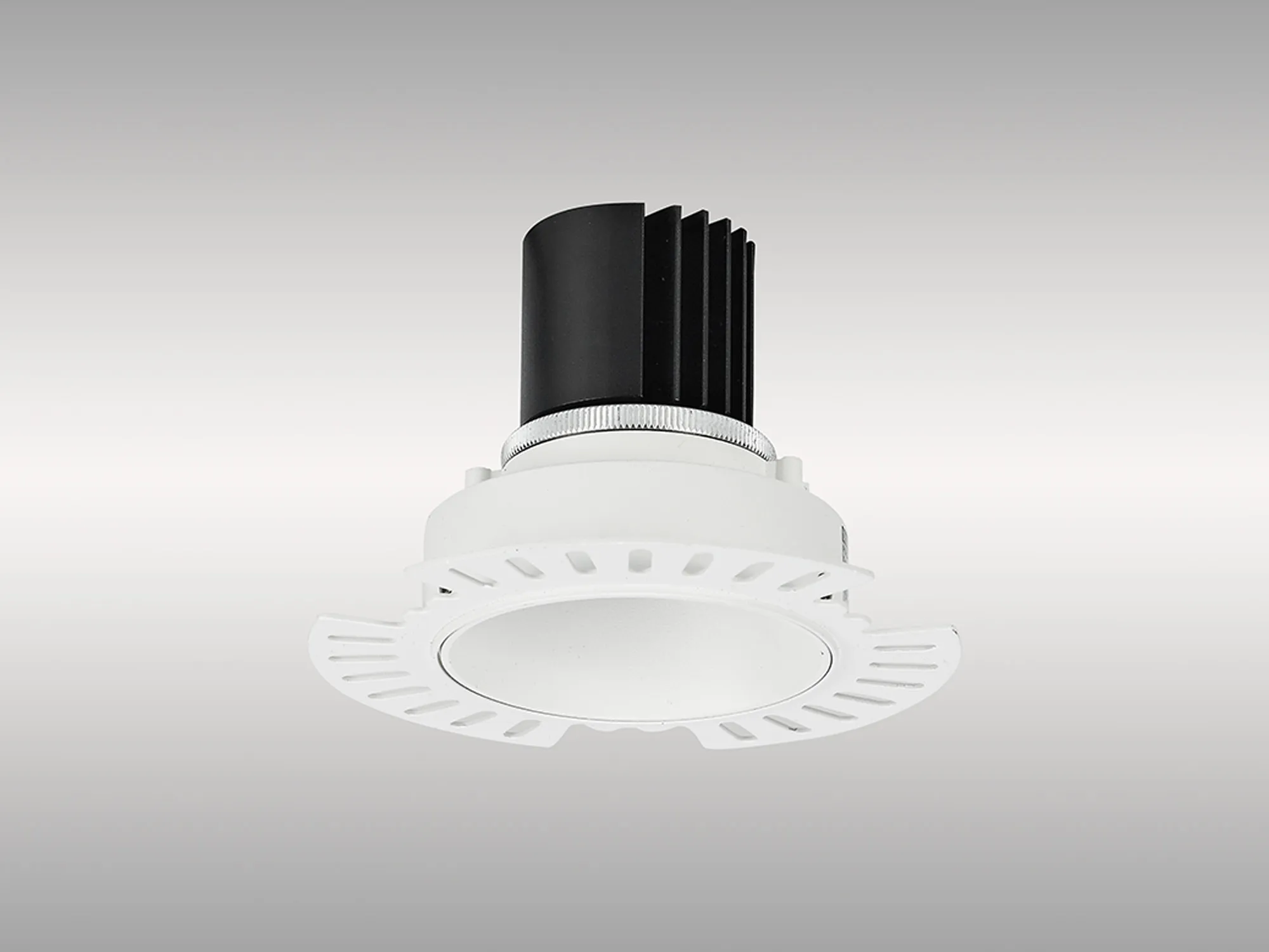 Basy 9 Tridonic Powered 9W 4000K 890lm 24° CRI>90 LED Engine, 250mA White Fixed Recessed Spotlight, IP20 DM201767  Dlux Basy 9